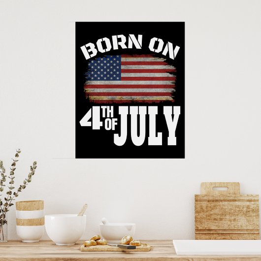 POSTER NÉ SUR LE 4 JUILLET (Cuisine)