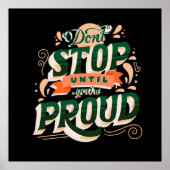 Poster Ne t'arrête pas (Devant)