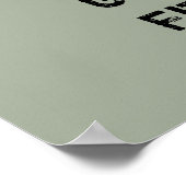 Poster "Ne t'assieds pas, va-t'en !" Devis motivationnel (Coin)