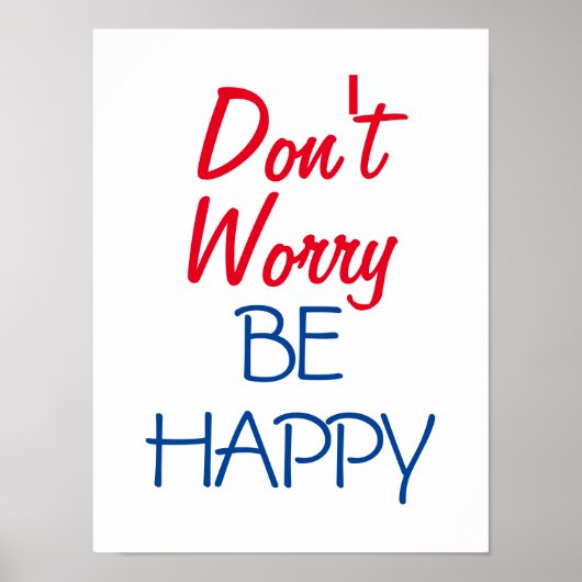 Poster Ne t'inquiète pas d'être heureux (Devant)