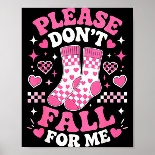 Poster Ne tombez pas dans le piège des chaussettes drôles
