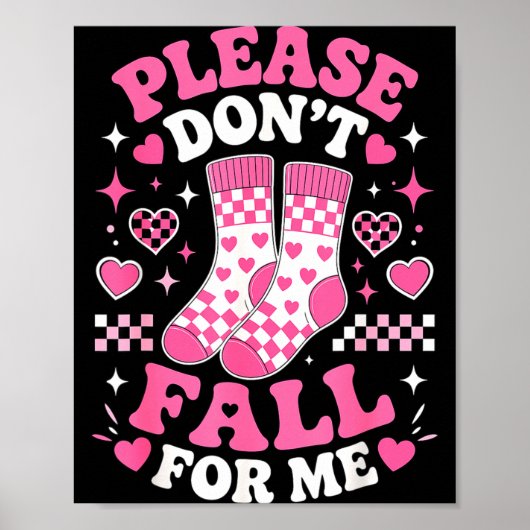 Poster Ne tombez pas dans le piège des chaussettes drôles (Devant)