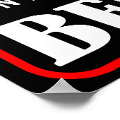 Poster ne touche pas à ma bière (Coin)