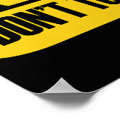 Poster ne touche pas à mes affaires (Coin)