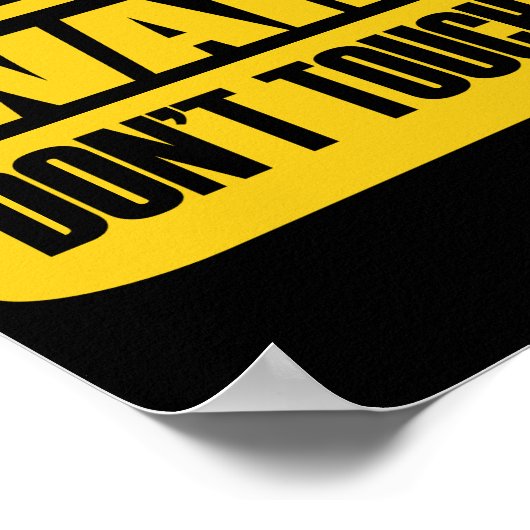 Poster ne touche pas à mes couilles (Coin)