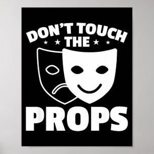Poster Ne touchez pas à l'équipe de scène technique de th