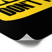 Poster ne touchez pas à ma voiture (Coin)