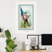 Poster Ne touchez pas à mon drapeau !~Guerre civile Vinta (Bureau à domicile)