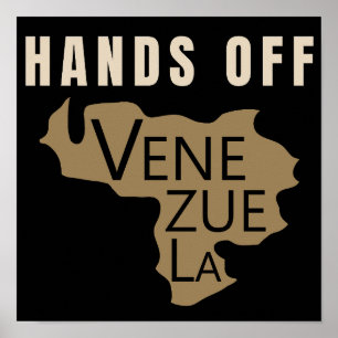 Poster Ne touchez pas au Venezuela