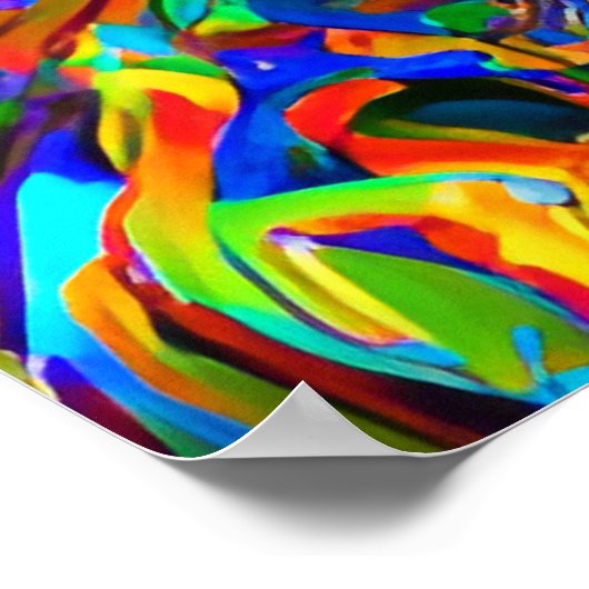 Poster Ne touchez pas mes cheveux Black Melanin Afro Quee (Coin)