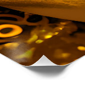 Poster Ne touchez pas mes cheveux Black Melanin Afro Quee (Coin)