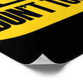 Poster ne touchez pas mon café (Coin)