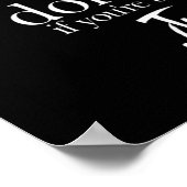 Poster ne trichez pas ne mentez pas si vous êtes malheure (Coin)