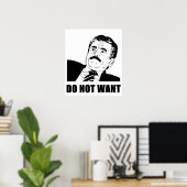 Poster Ne Veux Pas Massimo Ne Veut Pas (Bureau à domicile)