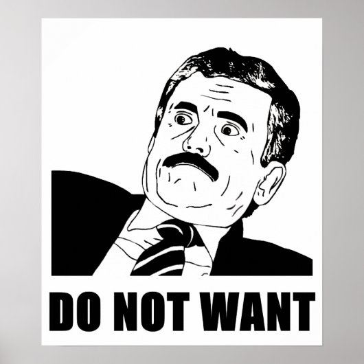 Poster Ne Veux Pas Massimo Ne Veut Pas (Devant)