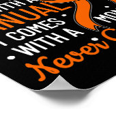 Poster Ne vient pas avec une leucémie manuelle (Coin)