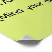 Poster Ne vois pas de mal, n'entends pas de mal, ne parle (Coin)