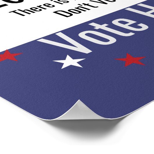 Poster Ne votez pas Old Vote Harris (Coin)