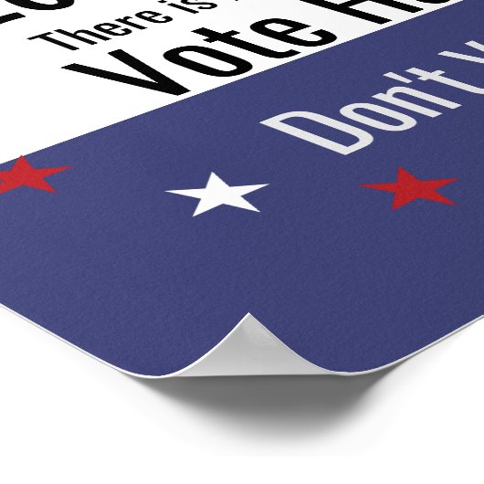 Poster Ne votez pas Old Vote Harris v3 (Coin)