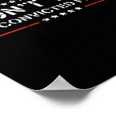 Poster Ne votez pas pour Felons Condamnés Anti-Trump 1 (Coin)