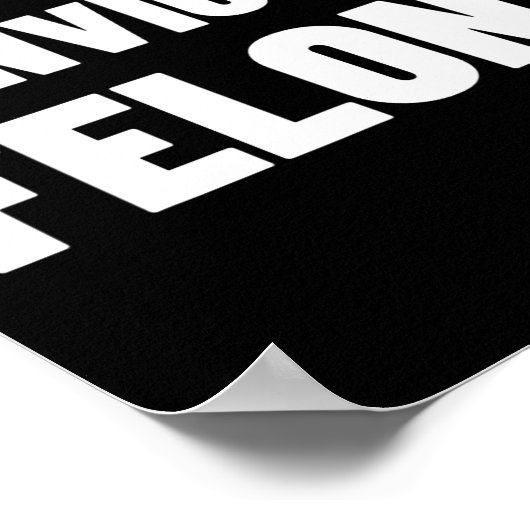 Poster Ne votez pas pour Felons Condamnés Anti-Trump Bide (Coin)