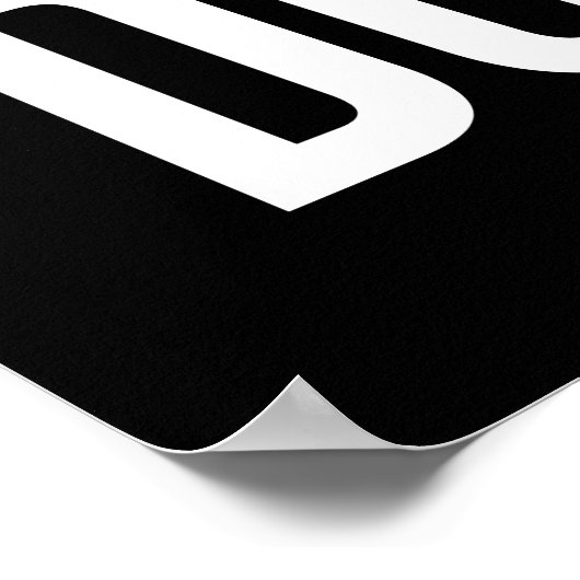 Poster Ne vous arrêtez pas quand vous êtes fatigué Arrête (Coin)