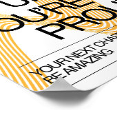 Poster Ne vous arrêtez pas tant que vous n'êtes pas fier  (Coin)