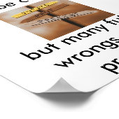 Poster Ne vous attardez pas sur le passé, changez le futu (Coin)