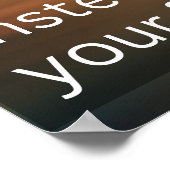 Poster Ne vous concentrez jamais sur ce que vous laissez (Coin)