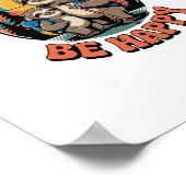 Poster Ne vous dépêchez pas, soyez heureux avec l'équipe  (Coin)