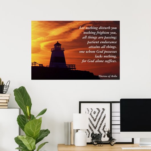 Poster Ne vous inquiétez pas (Bureau à domicile)