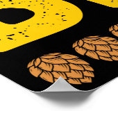 Poster Ne vous inquiétez pas Bière Happy Funny Drinker De (Coin)