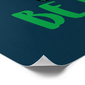 Poster Ne vous inquiétez pas être Hoppy souriant grenouil (Coin)