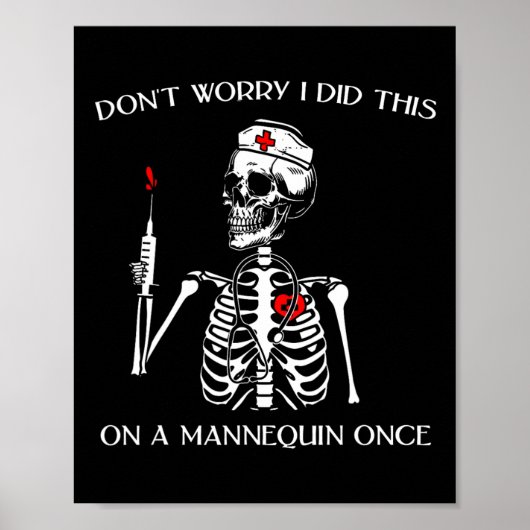 Poster Ne vous inquiétez pas, j'ai fait ça sur un mannequ (Devant)
