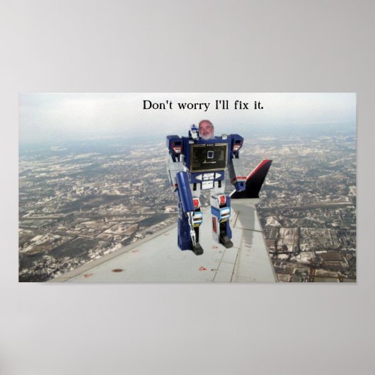 Poster Ne vous inquiétez pas, je vais le réparer. (Devant)