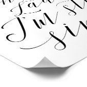 Poster Ne vous inquiétez pas Mesdames Panneau de Processi (Coin)