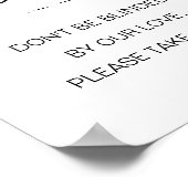 Poster Ne vous laissez pas aveugler par notre Mariage de (Coin)