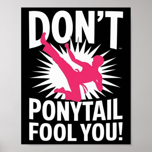 Poster Ne vous laissez pas tromper par la queue de cheval (Devant)