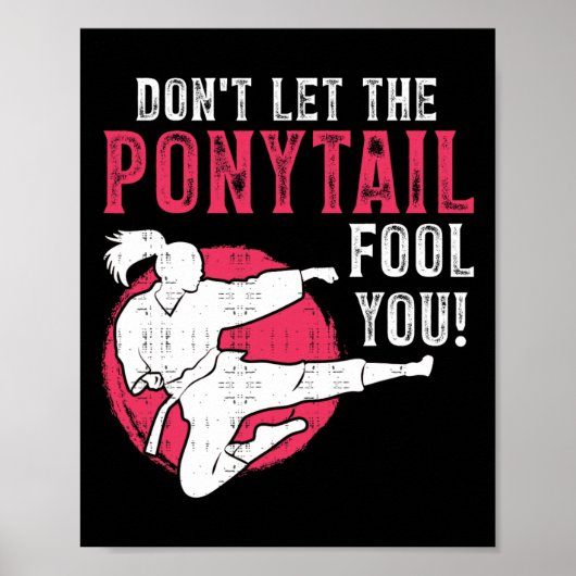 Poster Ne vous laissez pas tromper par la queue de cheval (Devant)