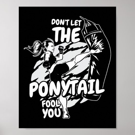 Poster Ne vous laissez pas tromper par la queue de cheval (Devant)