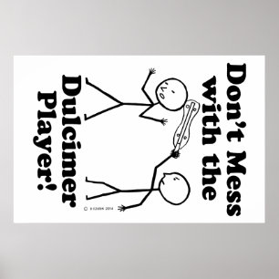 Poster Ne vous mêlez pas du Dulcimer Player