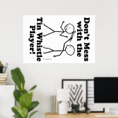 Poster Ne vous mêlez pas du jeu de sifflet à dents (Bureau à domicile)