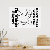 Poster Ne vous mêlez pas du jeu de sifflet à dents (Cuisine)