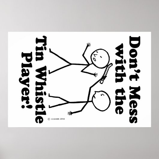 Poster Ne vous mêlez pas du jeu de sifflet à dents (Devant)