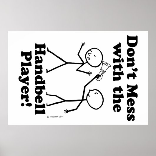 Poster Ne vous mêlez pas du lecteur Handbell (Devant)