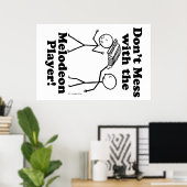 Poster Ne vous mêlez pas du Melodeon Player (Bureau à domicile)