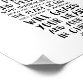 Poster Ne Vous Préoccupez De Rien, Philippiens 4:6 (Coin)