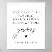 Poster Ne vous sentez pas comme danser, Jouer à certains  (Devant)