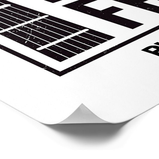 Poster Ne vous tracassez pas (Philippiens 4:6-7) Guitare (Coin)