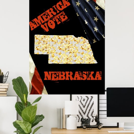 POSTER NEBRASKA (Bureau à domicile)